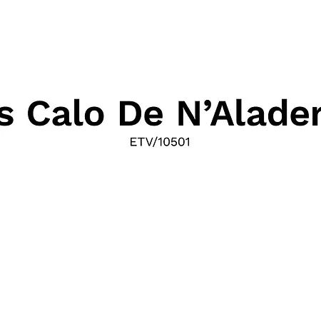 Es Calo De Naladern Holiday home